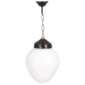 Lustra de exterior, Avonni, 685AVN1283, Plastic ABS, Alb/Negru imagine