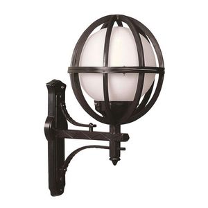 Lampa de exterior, Avonni, 685AVN1128, Plastic ABS, Alb/Negru imagine