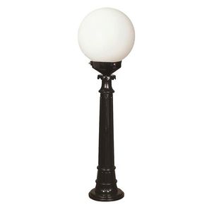 Lampadar de exterior, Avonni, 685AVN1156, Plastic ABS, Alb/Negru imagine