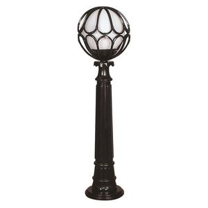 Lampadar de exterior, Avonni, 685AVN1127, Plastic ABS, Alb/Negru imagine
