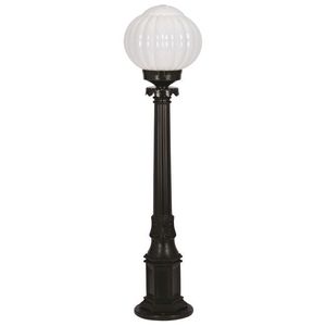 Lampadar de exterior, Avonni, 685AVN1247, Plastic ABS, Alb/Negru imagine