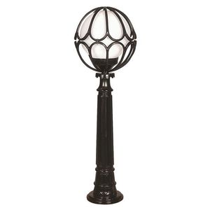 Lampadar de exterior, Avonni, 685AVN1136, Plastic ABS, Negru imagine