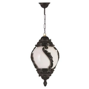 Lustra de exterior, Avonni, 685AVN1211, Plastic ABS, Alb/Negru imagine