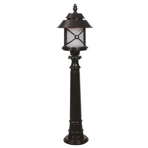 Lampadar de exterior, Avonni, 685AVN1315, Plastic ABS, Alb/Negru imagine