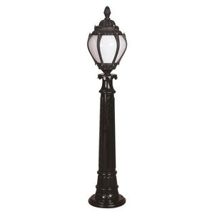 Lampadar de exterior, Avonni, 685AVN1331, Plastic ABS, Alb/Negru imagine