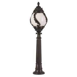 Lampadar de exterior, Avonni, 685AVN1210, Plastic ABS, Alb/Negru imagine