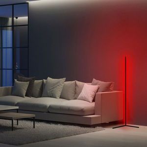 Lampadar, Curlux, 395NGR1102, Corp din aluminiu, 120 cm, Invelis electrostatic, Rosu imagine