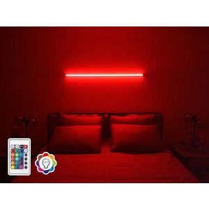 Aplica de perete, Curlux, 395NGR1109, Corp din aluminiu, 120 cm, Invelis electrostatic, Multicolor imagine