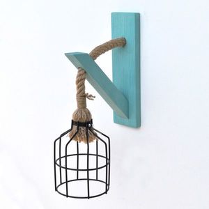 Lampa de masa, Evila Originals, 791EVL2536, Fier, Negru/Albastru imagine