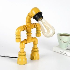 Lampa de masa, Evila Originals, 791EVL1562, Metal turnat, Galben imagine