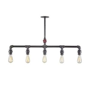 Lustra, Evila Originals, 791EVL2506, Fier, Negru imagine