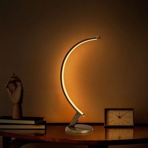 Lampa de masa, Fresno, 119FRS1404, Metal, Auriu imagine