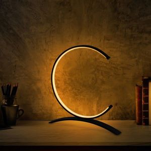 Lampa de masa, Fresno, 119FRS1407, Metal, Negru imagine