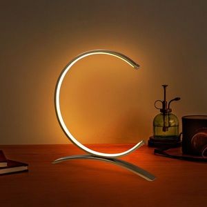 Lampa de masa, Fresno, 119FRS1408, Metal, Auriu imagine
