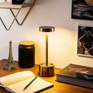 Lampa de masa, Fresno, 119FRS1420, Metal, Auriu imagine