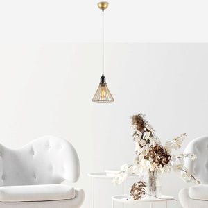 Lustra, Fulgor, 942FLG1494, Metal, Auriu imagine