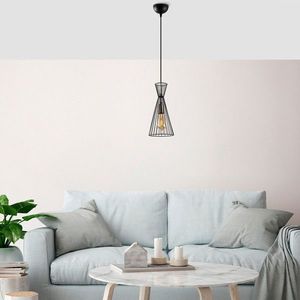 Lustra, Fulgor, 942FLG1613, Metal, Negru/Maro antic imagine