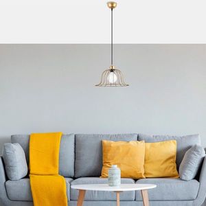 Lustra, Fulgor, 942FLG1406, Metal, Auriu imagine