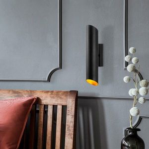 Aplica de perete, Fulgor, 942FLG1276, Metal, Negru imagine