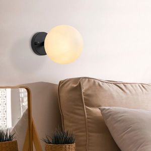 Aplica de perete, Fulgor, 942FLG2110, Metal, Negru / Crem imagine