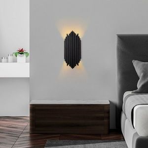 Aplica de perete, Fulgor, 942FLG1869, Metal, Negru imagine