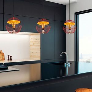 Lustra, Fulgor, 942FLG1254, Metal, Rosu imagine