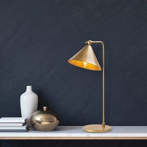 Lampa de masa, Fulgor, 942FLG1822, Metal, Auriu imagine