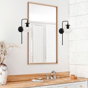 Aplica de perete, Fulgor, 942FLG1329, Metal, Negru imagine