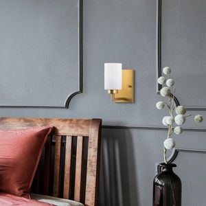 Aplica de perete, Fulgor, 942FLG2198, Metal, Auriu imagine