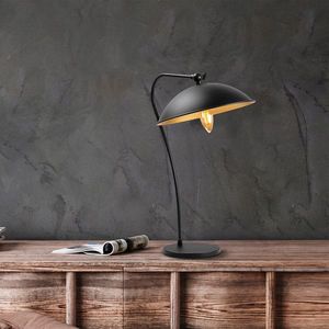 Lampa de masa, Fulgor, 942FLG1819, Metal, Negru imagine
