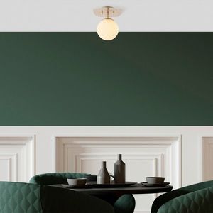 Lustra, Fulgor, 942FLG1376, Metal, Auriu imagine
