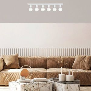 Lustra, Fulgor, 942FLG2501, Metal, Alb imagine