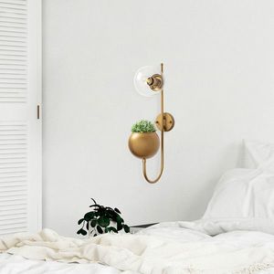Aplica de perete, Fulgor, 942FLG2160, Metal, Auriu imagine