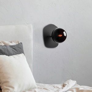 Aplica de perete, Fulgor, 942FLG1377, Metal, Negru imagine