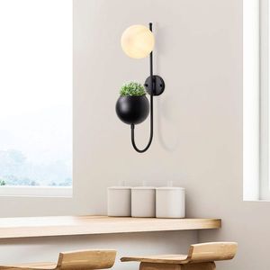 Aplica de perete, Fulgor, 942FLG2159, Metal, Negru / Crem imagine