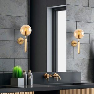 Aplica de perete, Fulgor, 942FLG1314, Metal, Auriu imagine
