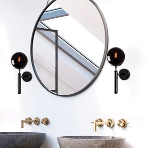 Aplica de perete, Fulgor, 942FLG1311, Metal, Negru imagine