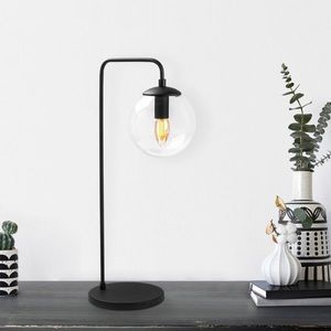 Lampa de masa, Fulgor, 942FLG1343, Metal, Negru imagine