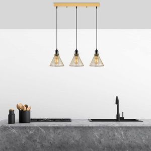 Lustra, Fulgor, 942FLG1495, Metal, Auriu imagine