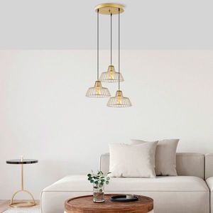 Lustra, Fulgor, 942FLG1448, Metal, Auriu imagine
