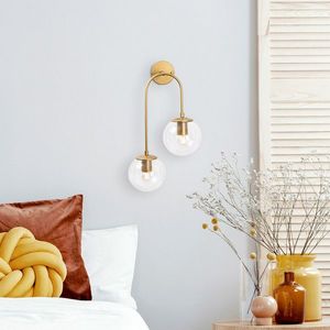 Aplica de perete, Fulgor, 942FLG2119, Metal, Auriu imagine