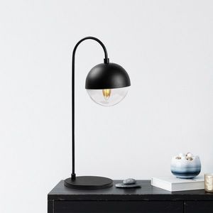 Lampa de masa, Fulgor, 942FLG1841, Metal, Negru imagine