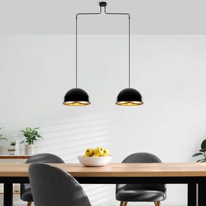Lustra, Fulgor, 942FLG1442, Metal, Negru imagine
