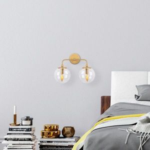 Aplica de perete, Fulgor, 942FLG2175, Metal, Auriu imagine