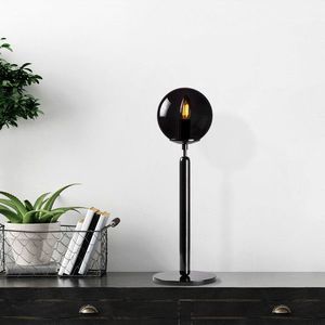 Lampa de masa, Fulgor, 942FLG1810, Metal, Negru imagine