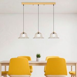 Lustra, Fulgor, 942FLG1407, Metal, Auriu imagine