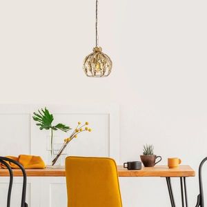 Lustra, Fulgor, 942FLG1288, Metal, Auriu imagine