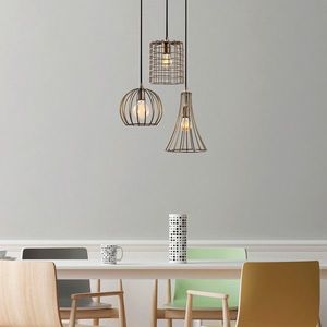 Lustra, Fulgor, 942FLG1249, Metal, Maro antichizat imagine