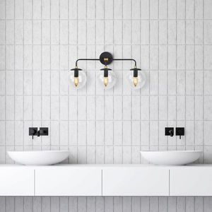 Aplica de perete, Fulgor, 942FLG2173, Metal, Negru/Maro antic imagine