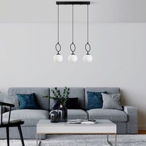 Lustra, Fulgor, 942FLG1656, Metal, Negru imagine